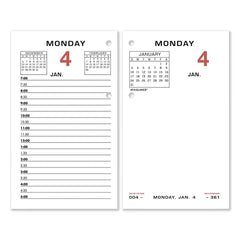 AT-A-GLANCE - Note Pads, Writing Pads & Notebooks Writing Pads & Notebook Type: Desk Calendar Refill Size: 3-1/2 x 6 - Eagle Tool & Supply