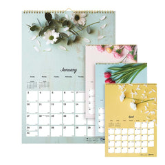 Blueline - Note Pads, Writing Pads & Notebooks Writing Pads & Notebook Type: Wall Calendar Size: 12 x 17 - Eagle Tool & Supply