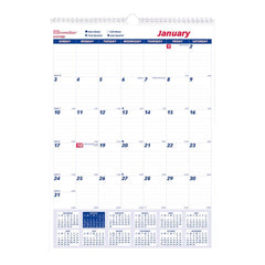 Brownline - Note Pads, Writing Pads & Notebooks Writing Pads & Notebook Type: Wall Calendar Size: 12 x 17 - Eagle Tool & Supply
