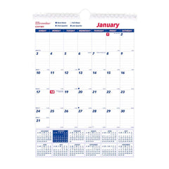 Brownline - Note Pads, Writing Pads & Notebooks Writing Pads & Notebook Type: Wall Calendar Size: 8 x 11 - Eagle Tool & Supply