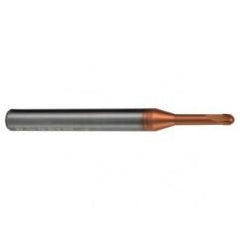 4mmTuffCut DM 2 FL BN ALtima 52 coated CC End Mill40mmNeck lgth - Eagle Tool & Supply