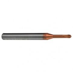 1mmTuffCut DM 2 FL BN ALtima 52 coated CC End Mill3mmNeck lgth - Eagle Tool & Supply