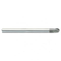 1mm TuffCut DM 2 Fl Ball Nose ALtima 52 Coated Center Cutting End Mill - Eagle Tool & Supply
