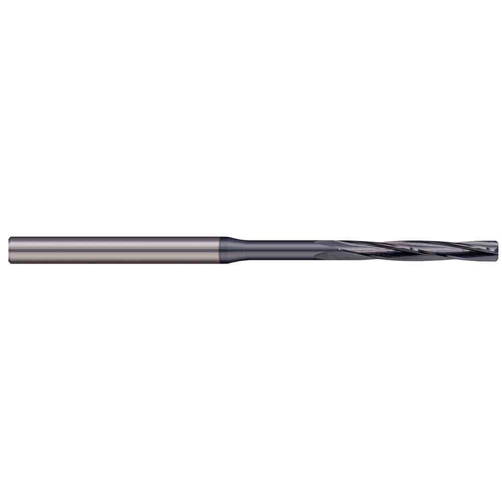 Harvey Tool - 0.0305" Diam 4-Flute Straight Shank Helical Flute Solid Carbide Chucking Reamer - Exact Industrial Supply