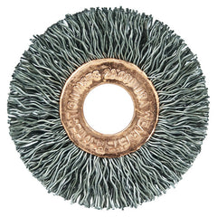 1-1/2″ Small Diameter Crimped Wire Wheel, .008″ Steel Fill, 1/2″ Arbor Hole - Eagle Tool & Supply