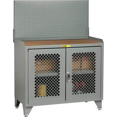 Little Giant - Stationary Workstations Type: Security Workstation Width (Inch): 48 - Eagle Tool & Supply