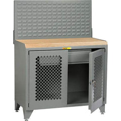 Little Giant - Stationary Workstations Type: Security Workstation Width (Inch): 36 - Eagle Tool & Supply