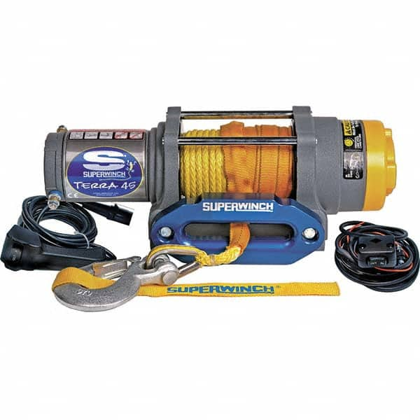 Superwinch - Automotive Winches Type: DC Electric Winch Pull Capacity (Lb.): 4,000 (Pounds) - Eagle Tool & Supply