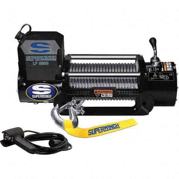 Superwinch - Automotive Winches Type: Heavy-Duty Recovery Winch Pull Capacity (Lb.): 8,500 (Pounds) - Eagle Tool & Supply