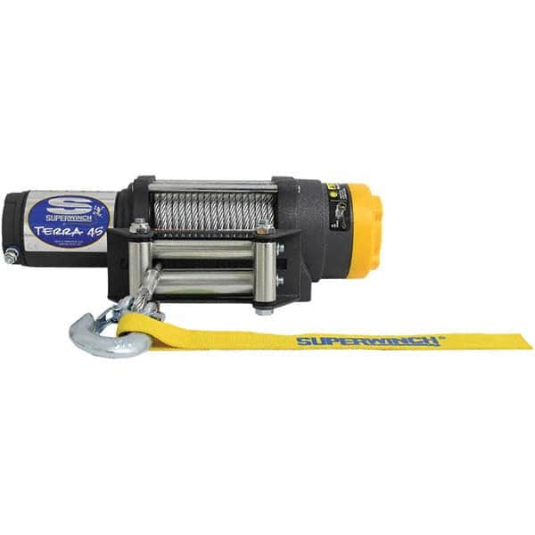 Superwinch - Automotive Winches Type: DC Electric Winch Pull Capacity (Lb.): 4,500 (Pounds) - Eagle Tool & Supply