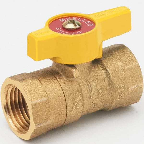 B&K Mueller - Gas Ball Valves Style: Straight w/o Side Tap Pipe Size: 1/2 - Eagle Tool & Supply