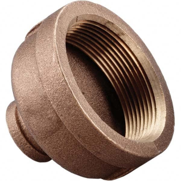 Merit Brass - Brass & Chrome Pipe Fittings Type: Reducing Coupling Fitting Size: 2 x 1 - Eagle Tool & Supply