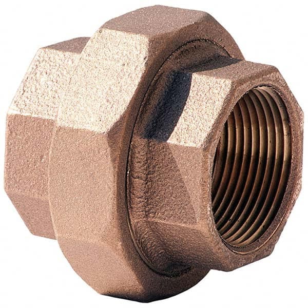 Merit Brass - Brass & Chrome Pipe Fittings Type: Union Fitting Size: 2-1/2 - Eagle Tool & Supply