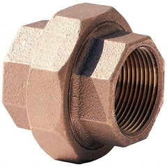 Merit Brass - Brass & Chrome Pipe Fittings Type: Union Fitting Size: 2-1/2 - Eagle Tool & Supply