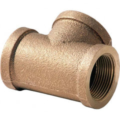 Merit Brass - Brass & Chrome Pipe Fittings Type: Tee Fitting Size: 3 - Eagle Tool & Supply