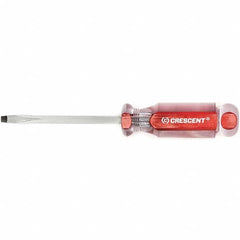 Crescent - Slotted Screwdrivers Tool Type: Screwdriver Overall Length Range: 7" - 9.9" - Eagle Tool & Supply