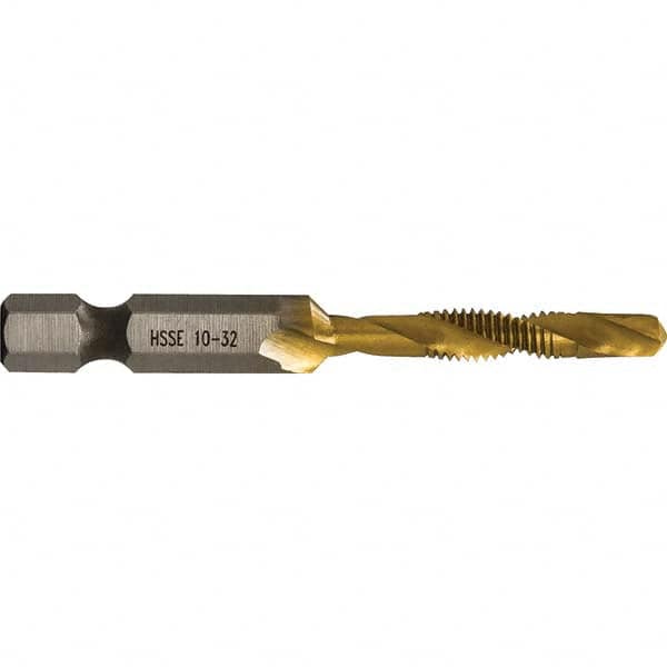 Greenlee - Combination Drill & Tap Sets Minimum Thread Size (Inch): #10-32 Maximum Thread Size (mm): M5x0.80 - Eagle Tool & Supply