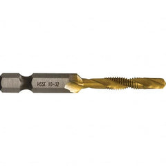 Greenlee - Combination Drill & Tap Sets Minimum Thread Size (Inch): #10-32 Maximum Thread Size (mm): M5x0.80 - Eagle Tool & Supply