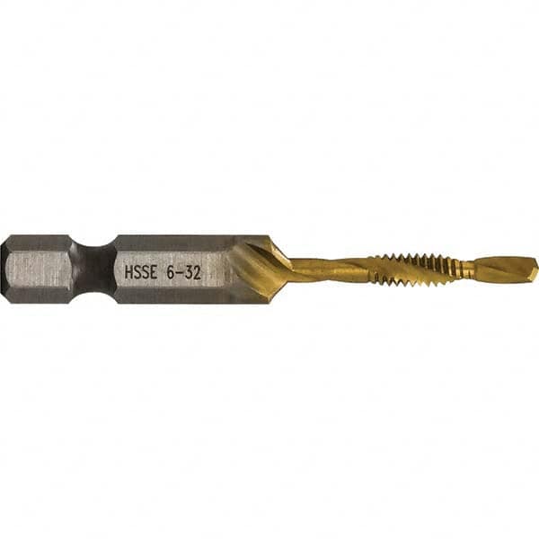 Greenlee - Combination Drill & Tap Sets Minimum Thread Size (Inch): #6-32 Maximum Thread Size (mm): M3.5x0.60 - Eagle Tool & Supply