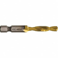 Greenlee - Combination Drill & Tap Sets Minimum Thread Size (mm): M6x1.00 Maximum Thread Size (mm): M6x1.00 - Eagle Tool & Supply