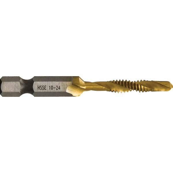 Greenlee - Combination Drill & Tap Sets Minimum Thread Size (Inch): #10-24 Maximum Thread Size (mm): M5x0.80 - Eagle Tool & Supply