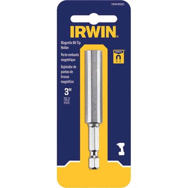 Irwin - Power & Impact Screwdriver Bits & Holders Bit Type: Magnetic Bit Holder Hex Size (Inch): 1/4 - Eagle Tool & Supply