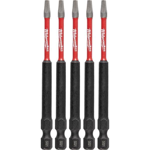 Milwaukee Tool - 1/4" Hex #1 Square Impact Ready Bit - Eagle Tool & Supply