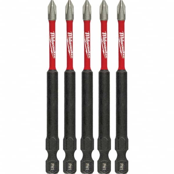 Milwaukee Tool - 1/4" Hex #1 Phillips Impact Ready Bit - Eagle Tool & Supply