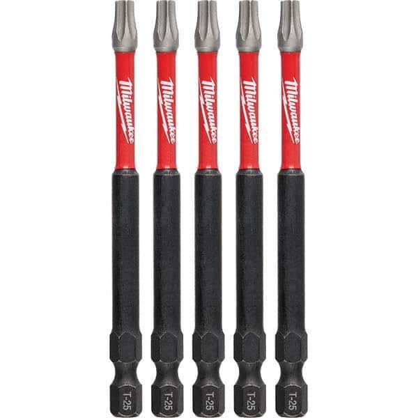 Milwaukee Tool - 1/4" Hex T25 Torx Impact Ready Bit - Eagle Tool & Supply