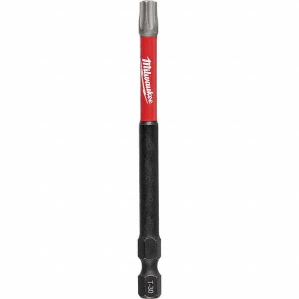 Milwaukee Tool - 1/4" Hex T30 Torx Impact Ready Bit - Eagle Tool & Supply