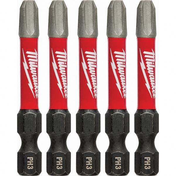 Milwaukee Tool - 1/4" Hex #3 Phillips Impact Ready Bit - Eagle Tool & Supply