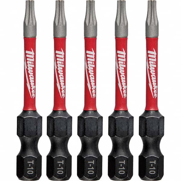 Milwaukee Tool - 1/4" Hex T10 Torx Impact Ready Bit - Eagle Tool & Supply