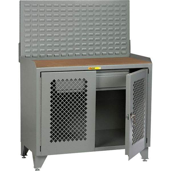Little Giant - Stationary Workstations Type: Security Workstation Width (Inch): 36 - Eagle Tool & Supply