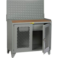 Little Giant - Stationary Workstations Type: Security Workstation Width (Inch): 48 - Eagle Tool & Supply