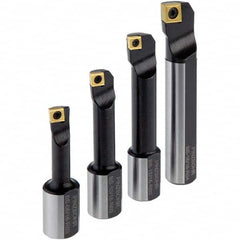 Techniks - 0.512" Min Diam 10mm Shank Diam Right Hand Indexable Boring Bar - Eagle Tool & Supply