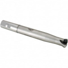 Techniks - Indexable High-Feed End Mills Cutting Diameter (Decimal Inch): 1.25 Maximum Depth of Cut (Decimal Inch): 5.0000 - Eagle Tool & Supply