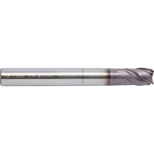 6 mm Dia. × 6 mm Shank × 9 mm DOC × 100 mm OAL, Carbide, ALtima® 52, 4 Flute, Straight, Corner Radius, Solid End Mill