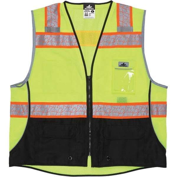 MCR Safety - High Visibility Vests Vest Style: Surveyor's Vest Type: Hi Visibility - Eagle Tool & Supply