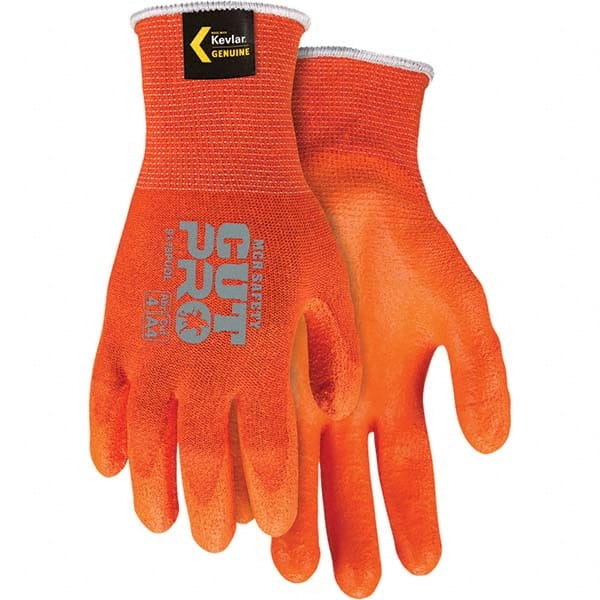 MCR Safety - Size 2XL, ANSI Cut Lvl A4, Polyurethane Coated Cut Resistant Gloves - Eagle Tool & Supply