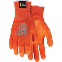 MCR Safety - Size 2XL, ANSI Cut Lvl A4, Polyurethane Coated Cut Resistant Gloves - Eagle Tool & Supply