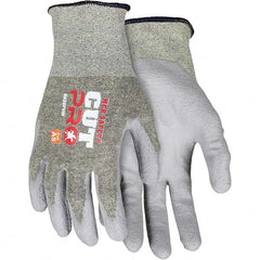 MCR Safety - Size XL, ANSI Cut Lvl A5, Puncture Lvl 2, Abrasion Lvl 3, Polyurethane Coated Cut Resistant Gloves - Eagle Tool & Supply
