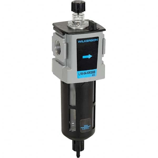 Wilkerson - Lubricators Type: Standard - Modular Port Size NPT: 1/2 - Eagle Tool & Supply