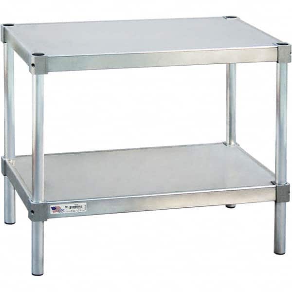 New Age Industrial - Stationary Work Benches, Tables Type: Work Table Top Material: Aluminum - Eagle Tool & Supply