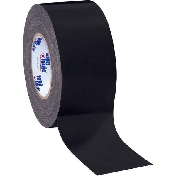 Tape Logic - Pack of (3) 60 Yd Rolls 3" x 10 mil Black Rubber Duct Tape - Eagle Tool & Supply