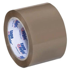 Tape Logic - Pack of (6) 55 Yd Rolls 3" Tan Acrylic Adhesive Packaging Tape - Eagle Tool & Supply