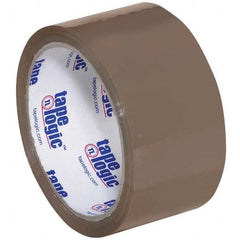 Tape Logic - Pack of (6) 55 Yd Rolls 2" Tan Hot Melt Adhesive Packaging Tape - Eagle Tool & Supply