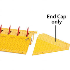 TAPCO - Speed Bumps, Parking Curbs & Accessories Type: End Cap Length (Inch): 31 - Eagle Tool & Supply