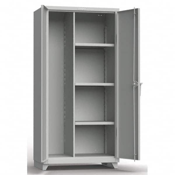Strong Hold - Storage Cabinets Type: Heavy Duty Janitorial Width (Inch): 60 - Eagle Tool & Supply