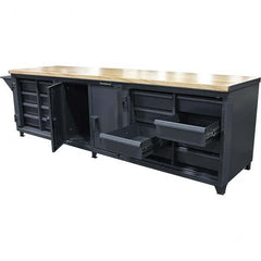 Strong Hold - Stationary Workstations Type: Workbench Cabinet Load Capacity (Lb.): 6,000 - Eagle Tool & Supply