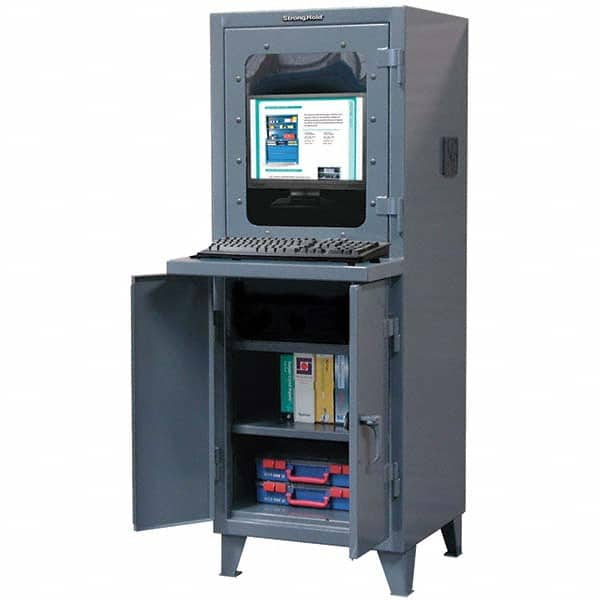 Strong Hold - Computer Cabinets Type: Computer Cabinet Width (Inch): 26 - Eagle Tool & Supply